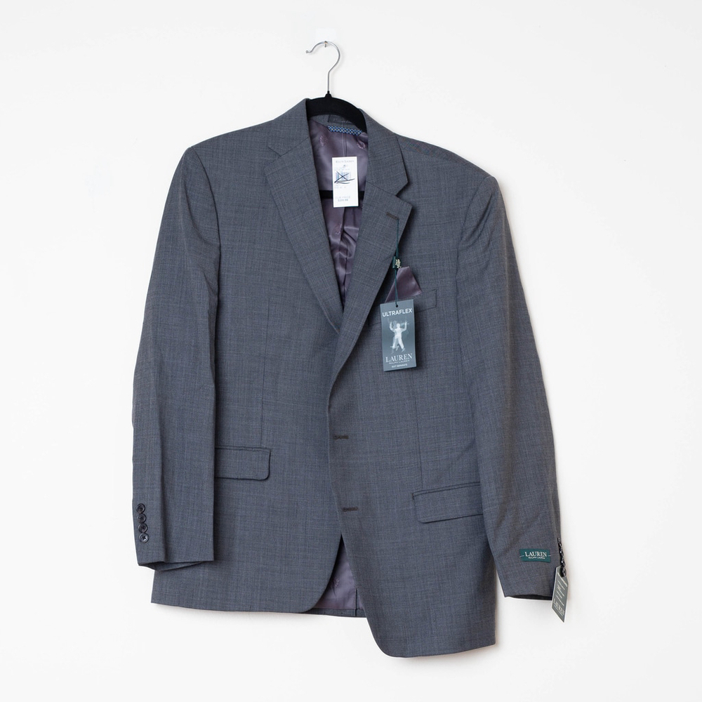 NWT Ralph Lauren Suit Jacket, Men's Lattimore Single-Breasted, Lined Jacket 40R